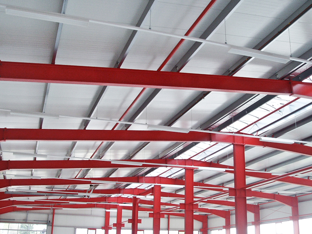 Beleuchtung Industriegebäude